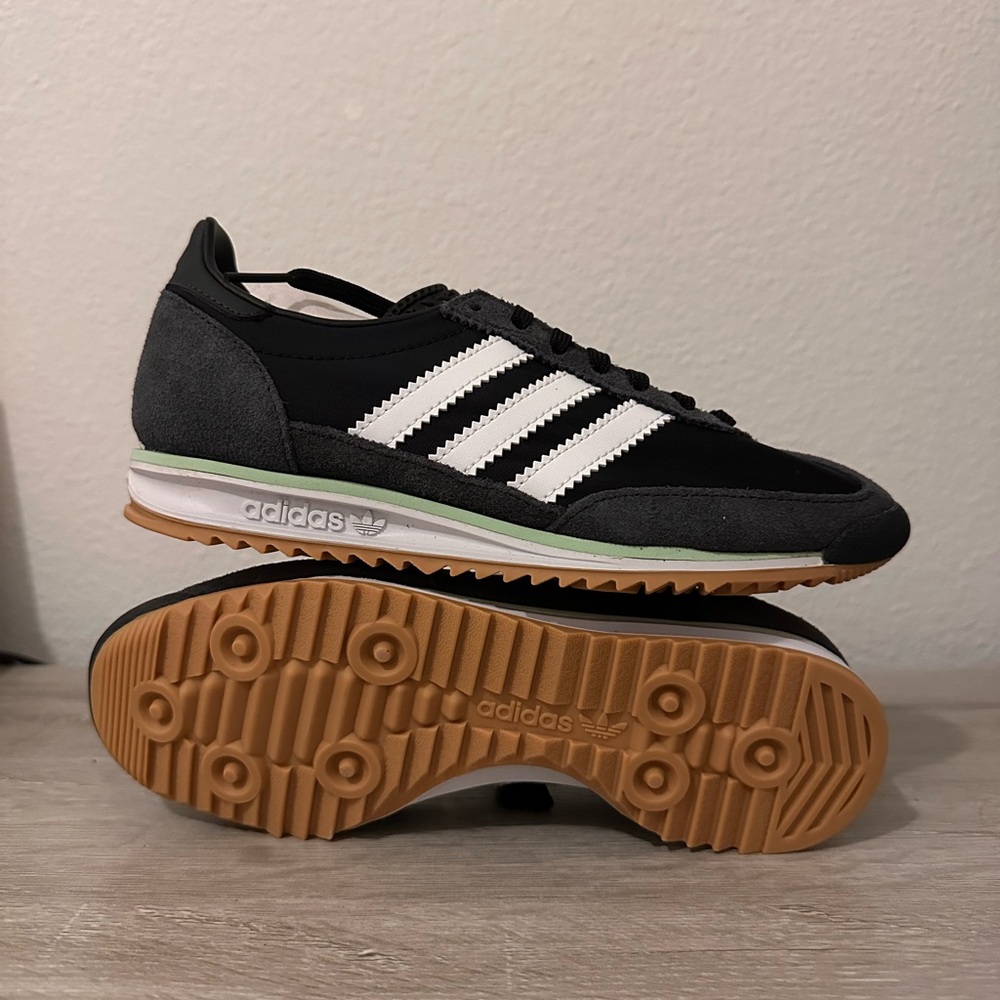 adidas Black White Gum-Soled Women's Sneakers